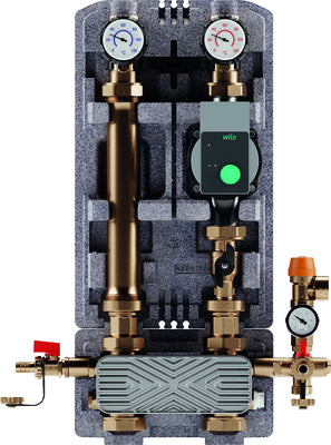 COSMO 3.0 Trennsystem mit Wärmetauscher mit Wilo Yonos Pico, DN 25, 18 kW